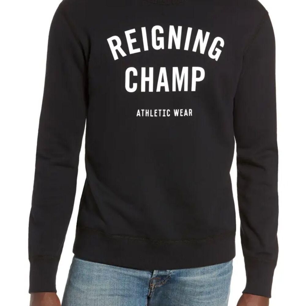 Reigning Champ Men's Black Sweatshirt